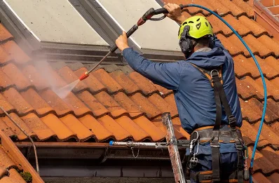 Démoussage et hydrofuge de toiture à Brebières